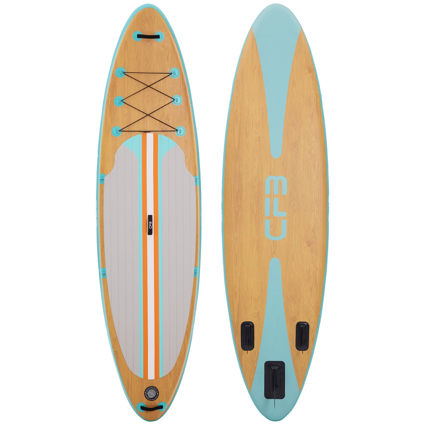 Premium Inflatable SUP Board 10'6'' – Stabil & Kipp­sicher – Hochdruck Drop-Stitch Technologie – Rutschfeste EVA-Deckfläche – Ideal für Anfänger & Fortgeschrittene