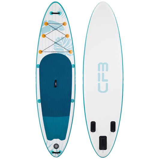 CFB aufblasbares SUP-Board 320cm - Premium Stand Up Paddle Board für alle Gewässer, stabil und langlebig, ideal für Anfänger & Profis, inkl. komplettes Zubehör